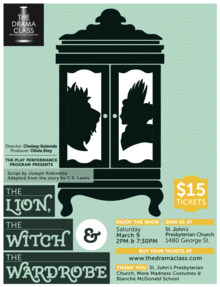 The Drama Class Presents The Lion The Witch The Wardrobe