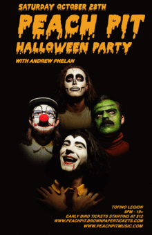 Peach Pit Halloween Party With Andrew Phelan